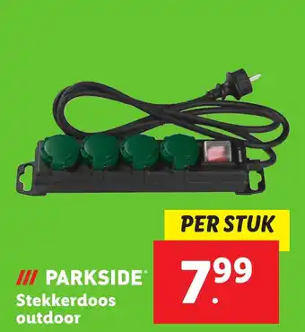 Lidl Stekkerdoos outdoor aanbieding