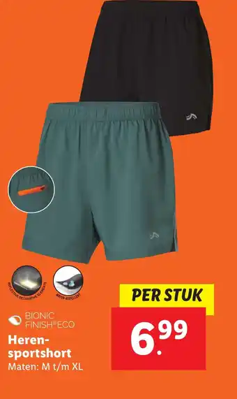 Lidl Heren sportshort aanbieding