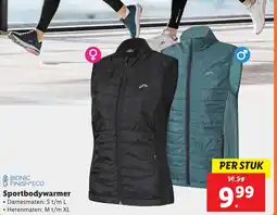 Lidl Sportbodywarmer aanbieding