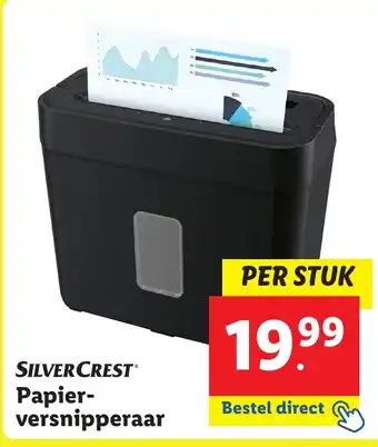 Lidl Papier versnipperaar aanbieding