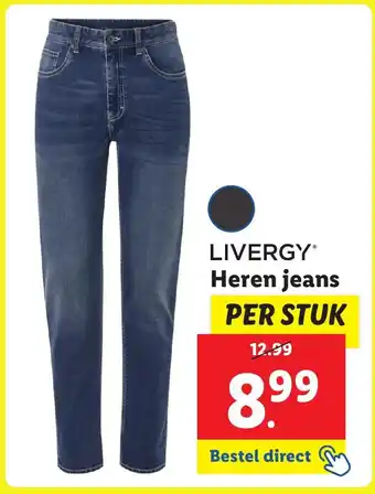 Lidl LIVERGY Heren jeans aanbieding