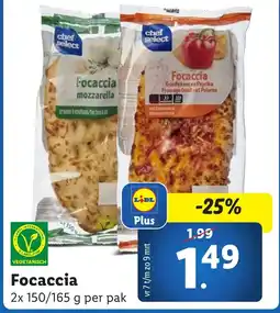 Lidl Focaccia aanbieding