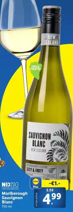 Lidl Marlborough Sauvignon Blanc aanbieding