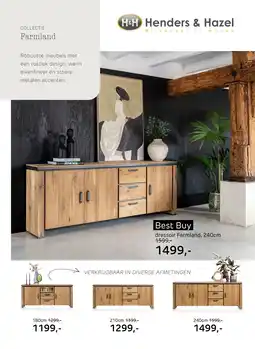 Henders & Hazel dressoir Farmland aanbieding