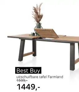 Henders & Hazel uitschuifbare tafel Farmland aanbieding