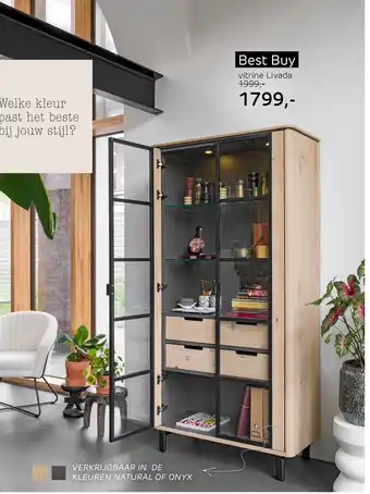 Henders & Hazel vitrine Livada aanbieding