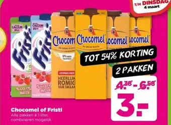 PLUS Chocomel of Fristi aanbieding