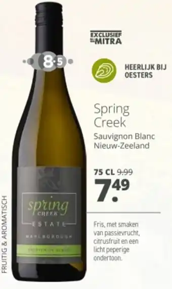 Mitra Spring Creek aanbieding