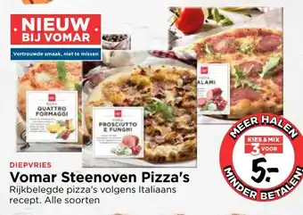 Vomar Voordeelmarkt Vomar Steenoven pizza's 3st aanbieding