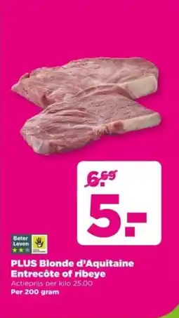 PLUS PLUS Blonde d' Entrecôte of ribeye Aquitaine aanbieding