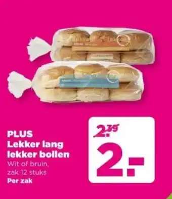 PLUS PLUS Lekker lang lekker bollen aanbieding