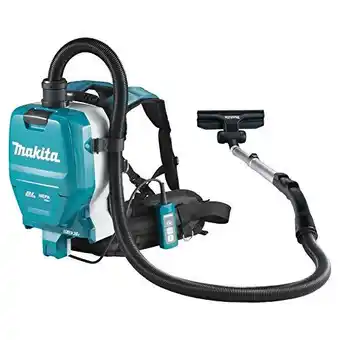 Bol.com Makita DVC261ZX11 36V Li-Ion Accu rugstofzuiger body (2x 18V) incl. 4-delige stofafzuigset aanbieding