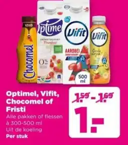 PLUS Optimel, Vifit, Chocomel of  Fristi aanbieding