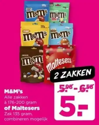 PLUS M&M's aanbieding