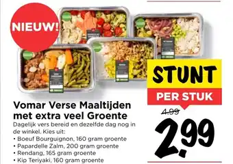 Vomar Voordeelmarkt Vomar Verse Maaltijden met extra veel Groente aanbieding