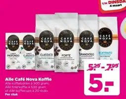 PLUS Alle Café Nova Koffie aanbieding