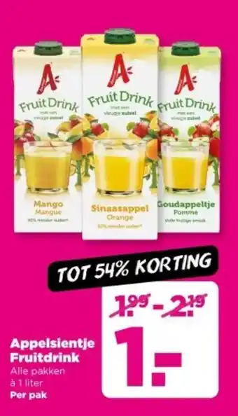 PLUS Appelsientje Fruitdrink aanbieding