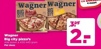 PLUS Wagner Big city pizza's aanbieding