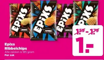 PLUS Epixs Ribbelchips aanbieding