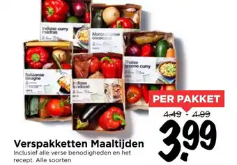 Vomar Voordeelmarkt Verspakketen Maaltijden aanbieding