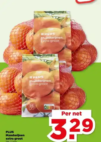 PLUS PLUS Mandarijnen extra groot aanbieding