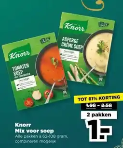 PLUS Knorr Mix voor soep aanbieding