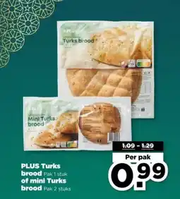 PLUS PLUS Turks brood Pakof mini Turks brood aanbieding