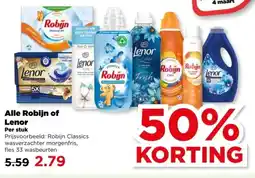 PLUS Alle Robijn of Lenor aanbieding