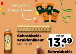 PLUS Schrobbelèr Kruidenlikeur aanbieding