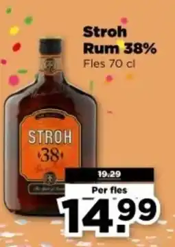 PLUS Stroh Rum 38% aanbieding