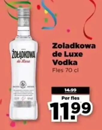 PLUS Zoladkowa de Luxe Vodka aanbieding