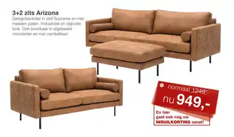 Woonsquare 3+2 zits Arizona aanbieding