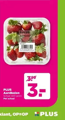 PLUS PLUS Aardbeien aanbieding