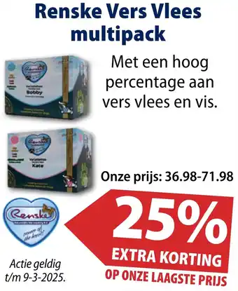 Huisdier Voordeelshop Renske Vers Vlees multipack aanbieding