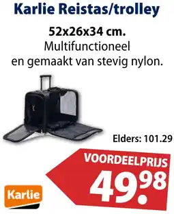 Huisdier Voordeelshop Karlie Reistas/trolley aanbieding