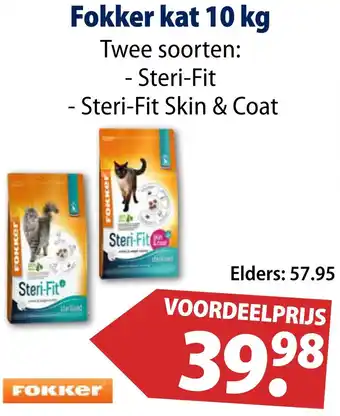 Huisdier Voordeelshop Fokker kat aanbieding