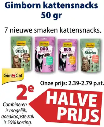 Huisdier Voordeelshop Gimborn kattensnacks aanbieding