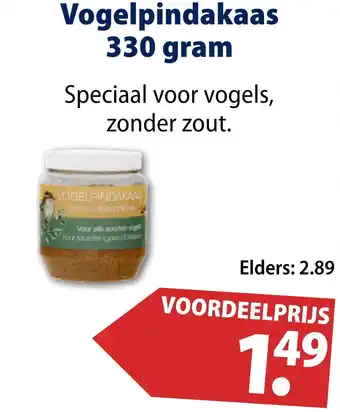 Huisdier Voordeelshop Vogelpindakaas aanbieding