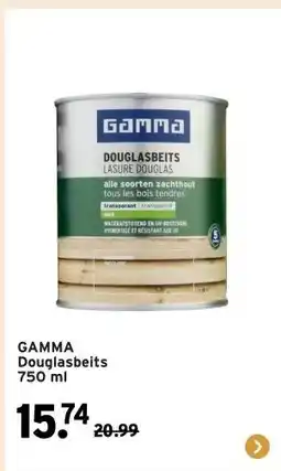 GAMMA GAMMA Douglasbeits 750 ml aanbieding