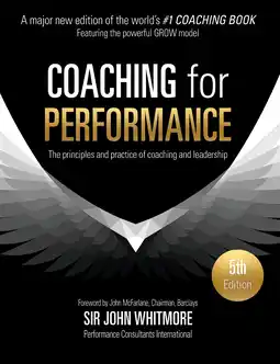 Amazon Coaching for Performance: Sir John Whitmore aanbieding