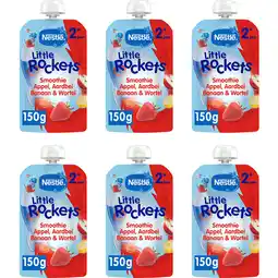 Albert Heijn Nestlé Little Rockets aardbei wortel 6-pack aanbieding