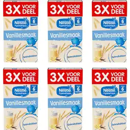 Albert Heijn Nestlé Pyjamapapje vanille 6m+ 6-pack aanbieding