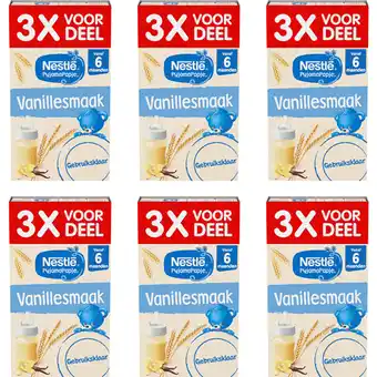 Albert Heijn Nestlé Pyjamapapje vanille 6m+ 6-pack aanbieding