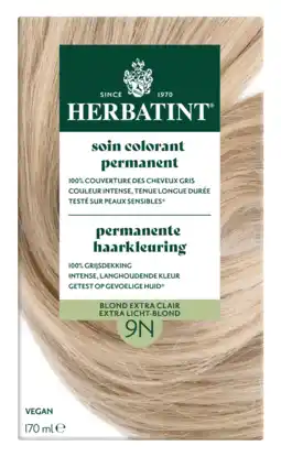 De Online Drogist Herbatint Permanente Haarkleuring 9N Honingblond aanbieding