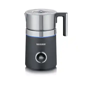 Bol.com Severin SM 3587 - Melkopschuimer electrisch - Spuma 700 Plus - melkkan - 700ml - zilver/zwart aanbieding