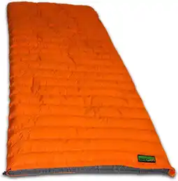 Amazon LOWLAND OUTDOOR Supercompacte deken - 590 g - 210 cm +8°C, 210 x 80 x 80 cm, oranje aanbieding