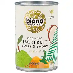 Holland & Barrett Biona Jackfruit Sweet & Smoky - 400g aanbieding