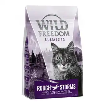 Zooplus 6,5kg Adult Rough Storms Eend Wild Freedom Kattenvoer aanbieding