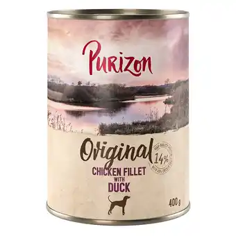 Zooplus 6x400g Purizon Original Adult Kipfilet met Eend, Wortelen en Bramen Honden Natvoer aanbieding