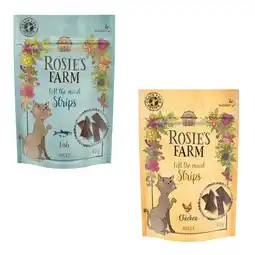 Zooplus Rosie's Farm Snack-Mix - Strips (Kip & Rund) aanbieding